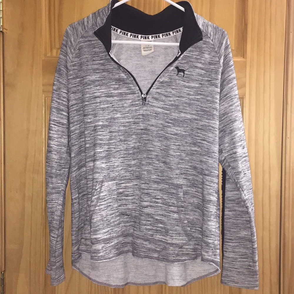 PINK 1/4 Zip Sweatshirt